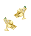Party Cocktail Silver Stud Earring STS-6940